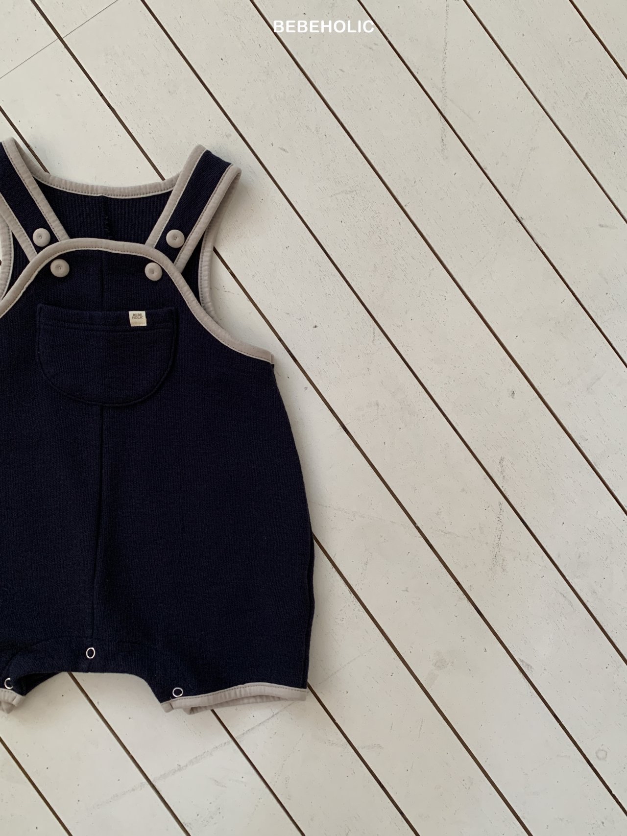 🌸預訂 韓國直送🌸🇰🇷BEBEHOLIC三色撞色吊帶工人褲