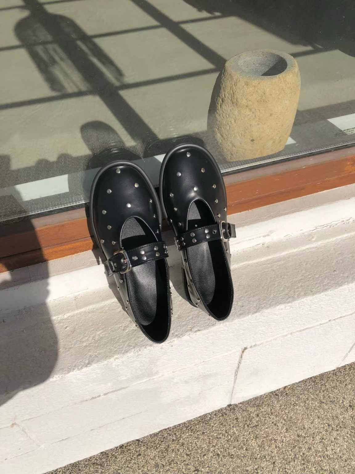 Studded flats 