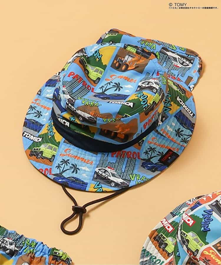 🇯🇵預訂 日本直送🇯🇵Breeze x Tomica系列兩色車車滿印水陸兩用戶外遮陽帽