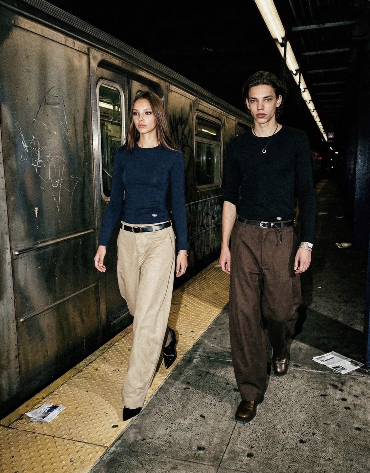 BADBLOOD新款 [w-pts26-081] Contour Curved Fit Cargo Pants - Black