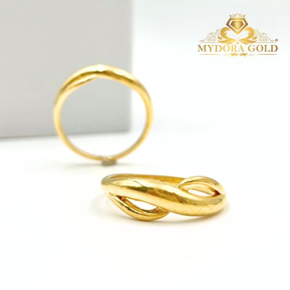 MYDORA Cincin Silang Seri (5G) l EMAS 916/ 22K