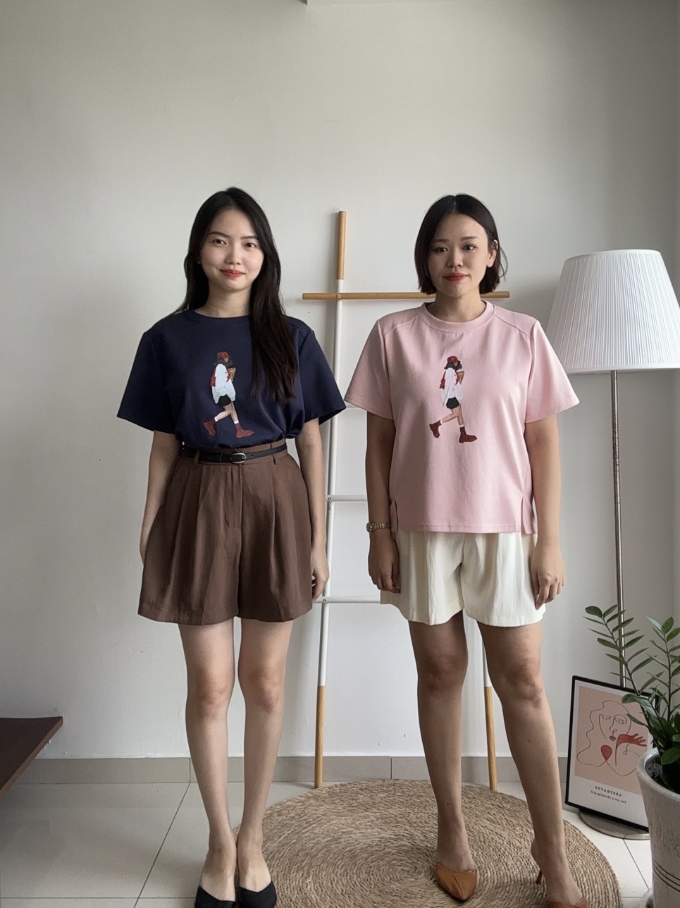 T4181 Casual Printed Tee - 4 Colors 