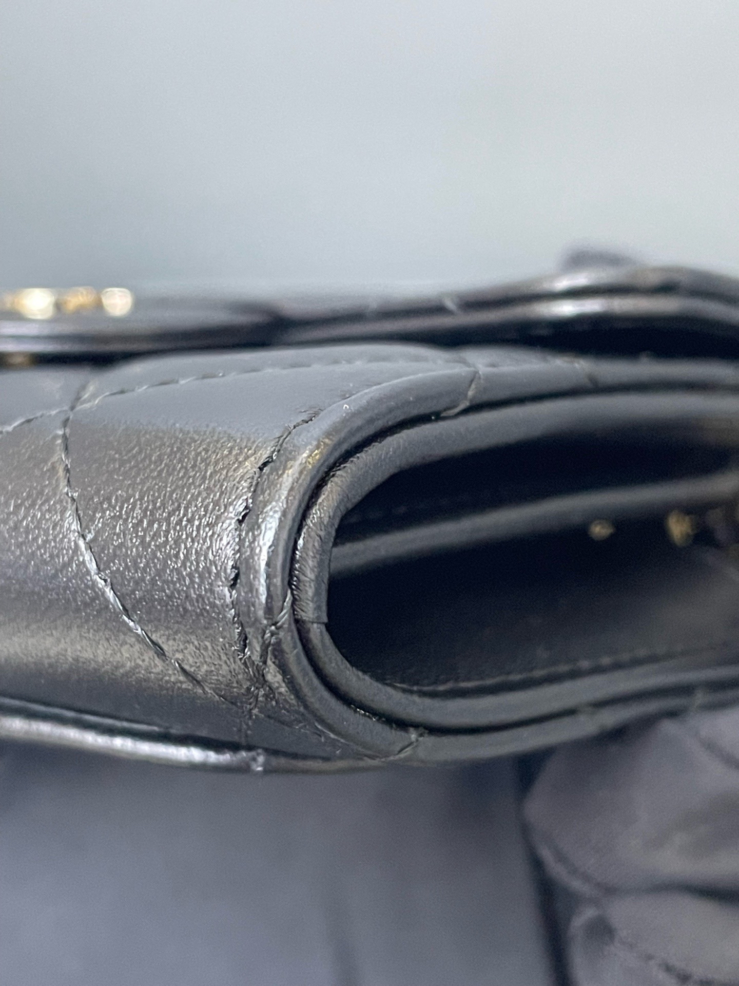 【預訂貨品】Chanel 黑金 小羊皮 woc