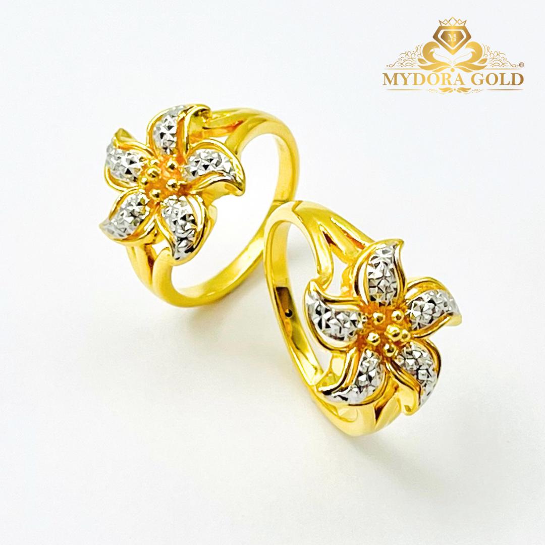 MYDORA Cincin Bunga Ayu Spinwind (5G) l EMAS 916/22K