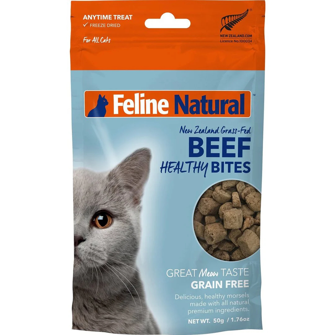 Feline Natural - F9 貓咪健康零食 (脫水牛肉) 50g