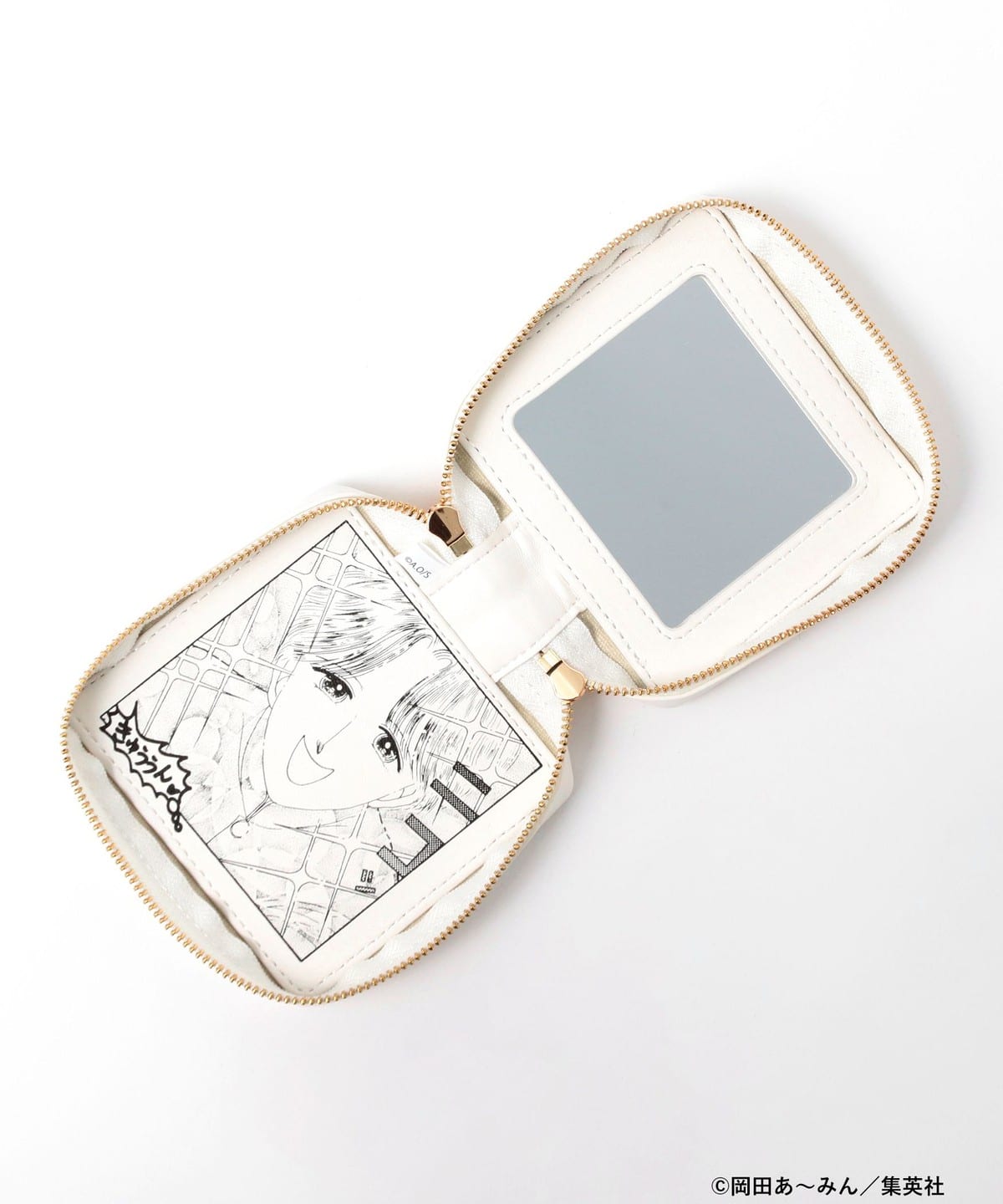 《Pre-Order》瘋狂雑技團 Mirror Pouch｜Ribbonりぼん 70周年 × BEAMS MANGART × Ray BEAMS (26177-P）