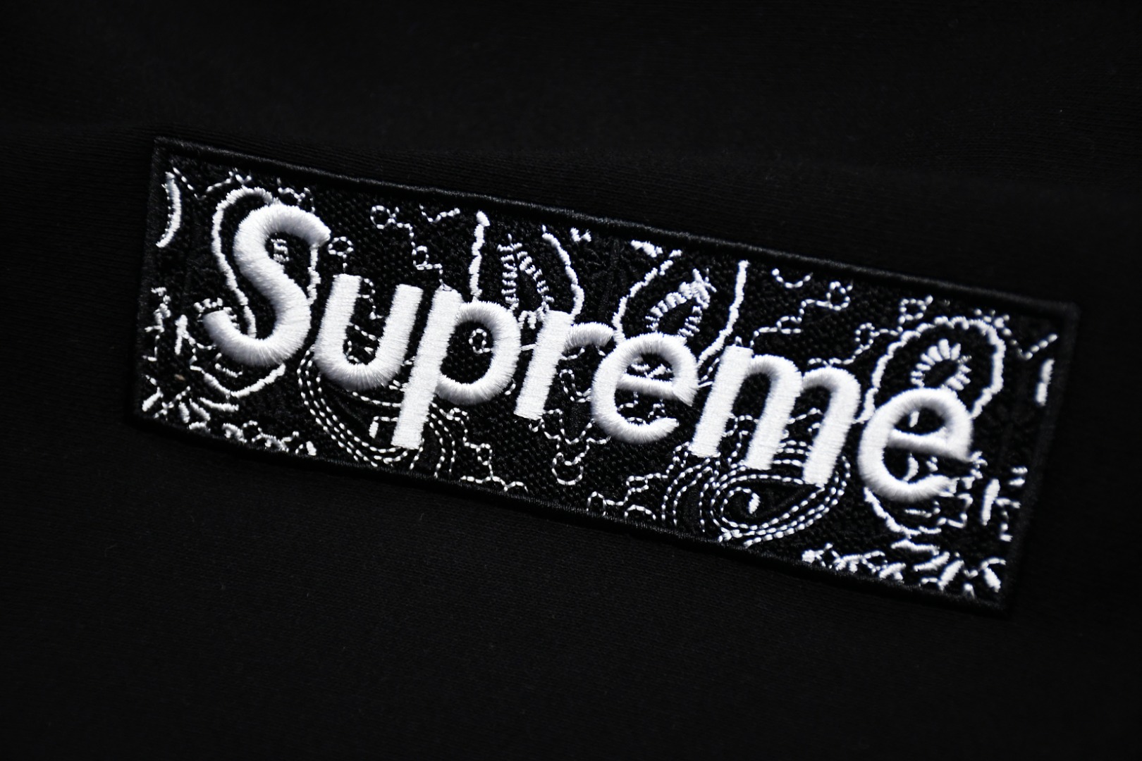 Supreme Bandana Box Logo Hooded Sweatshirt