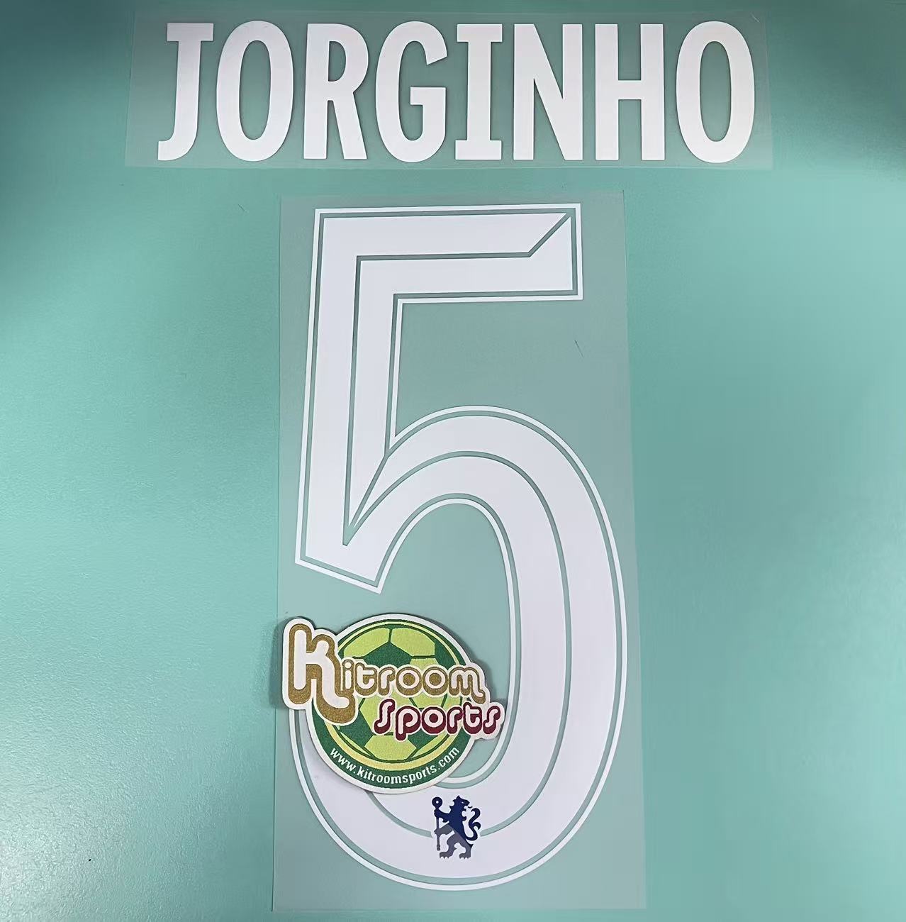 2022-23 Chelsea Home UCL Nameset #5 JORGINHO