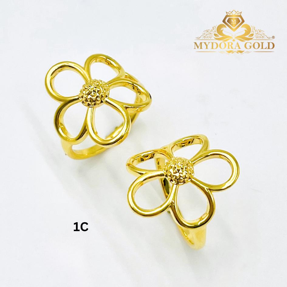 MYDORA Cincin Bunga Daisy Manis (5G) l EMAS 916/22K