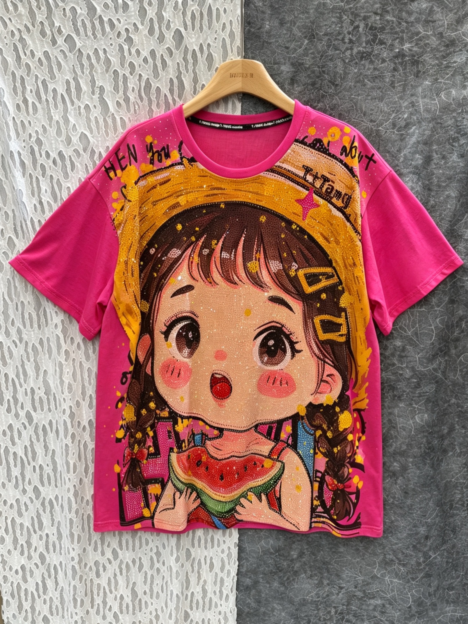 西瓜女孩閃T