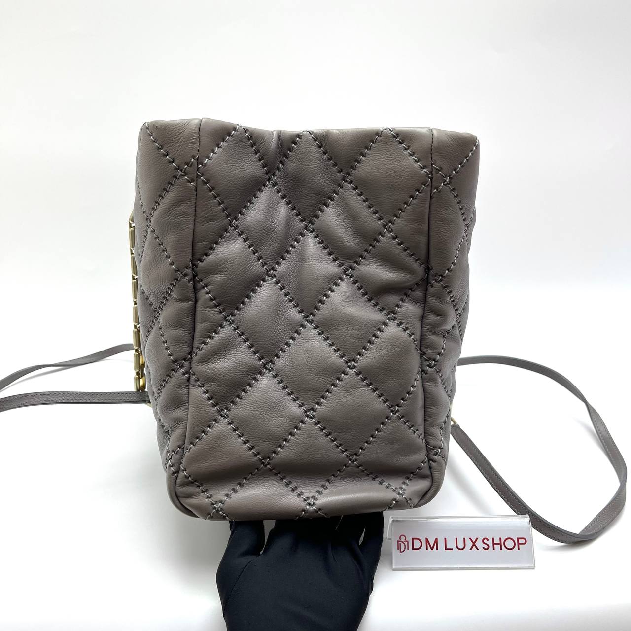 Chanel Grey Calfskin Shopping Tote GHW (Serial 14)