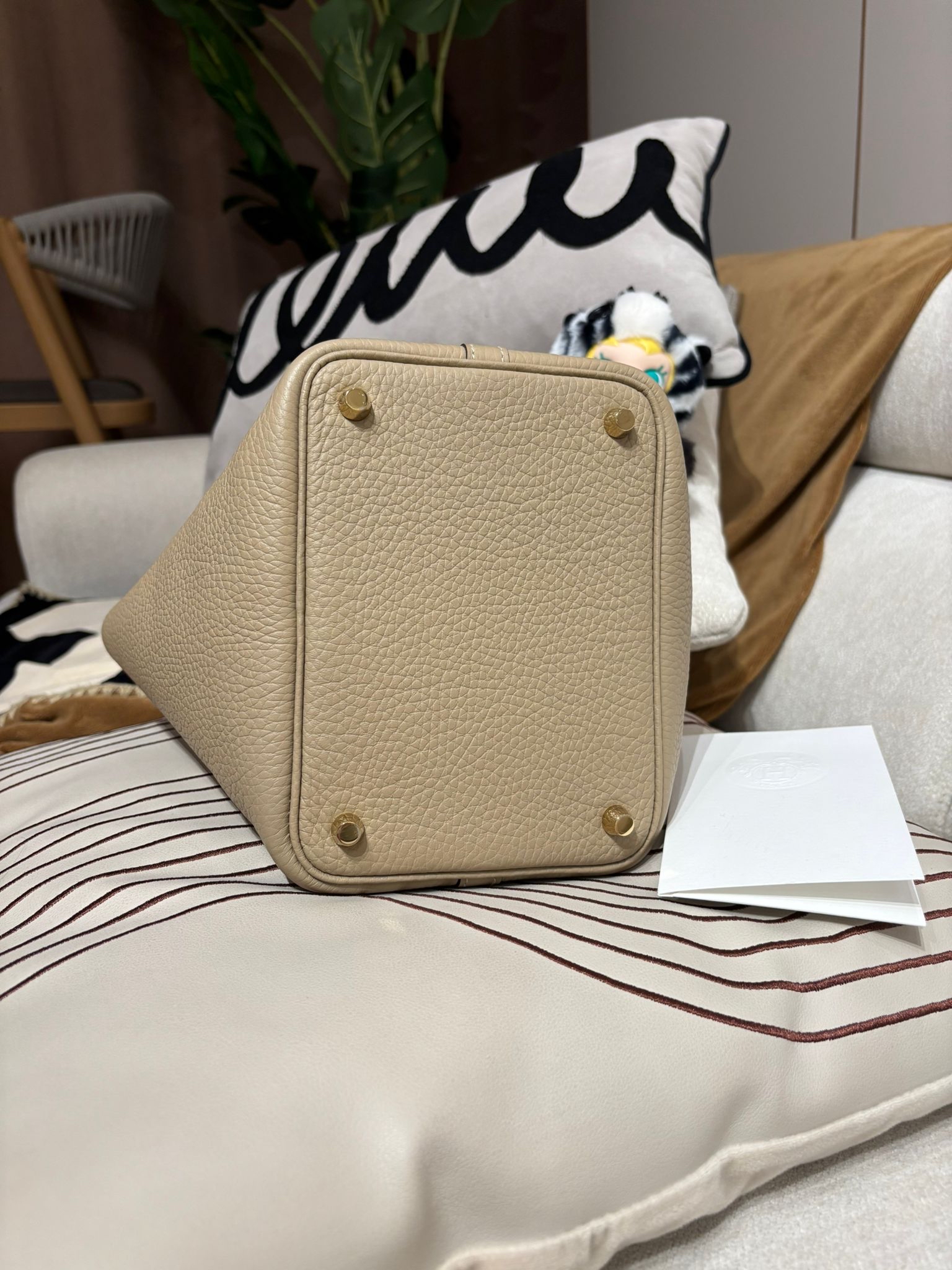 Hermes Picotin 18 Stamp U S2 風衣灰金扣 100%Authentic, 99%New ✅香港專門店收據✅Key Lock ✅Dust bag✅Box