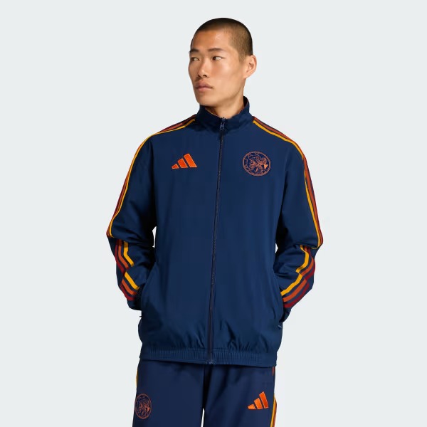 🎶⚽Adidas Ajax 阿積士 × ID&T 聯乘雙面進場外套 JZ1585