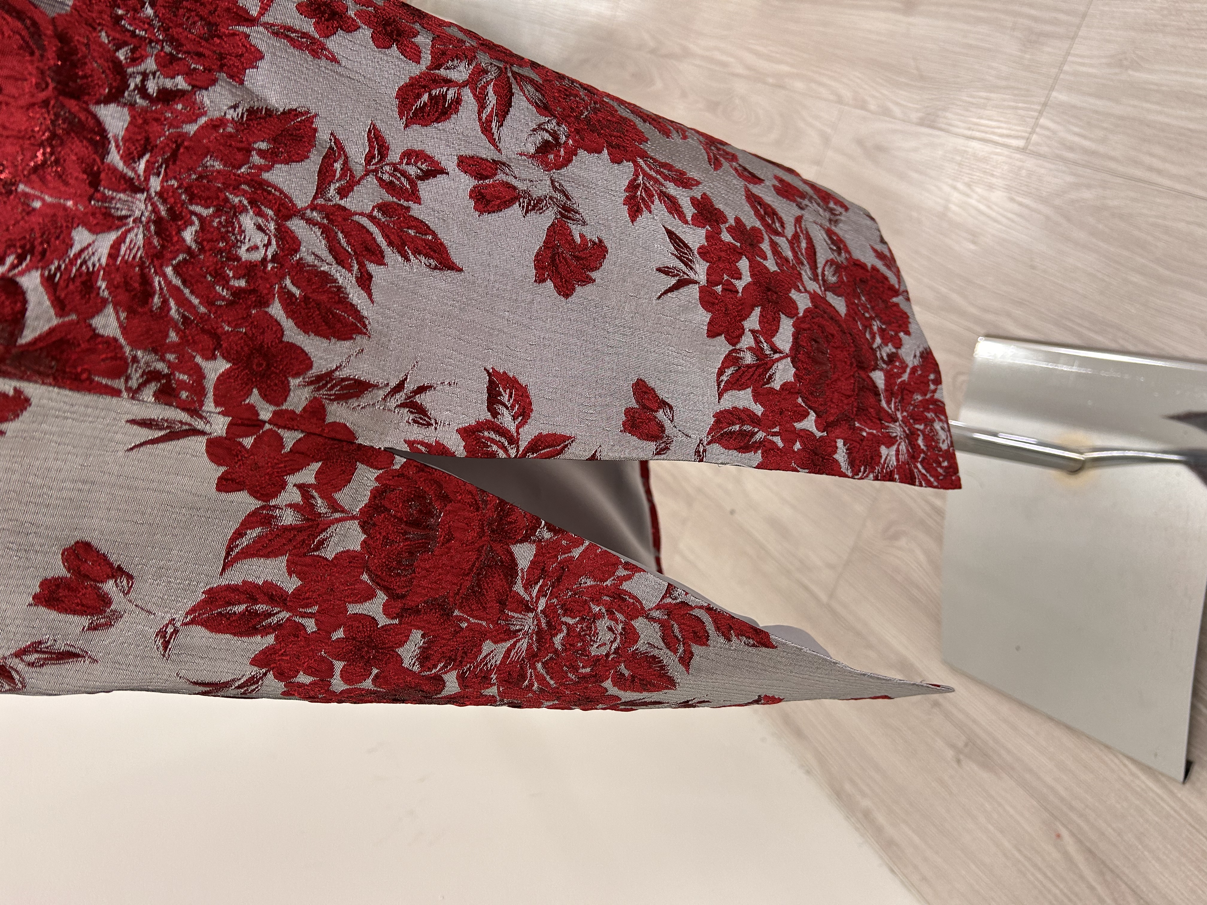 567. WB Embroidered Sleeve Qipao