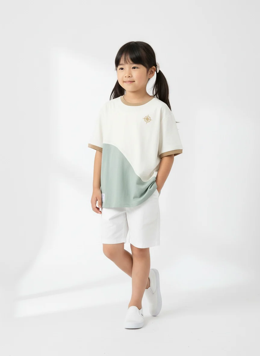 MOMOJI Antibes Tee (1-Azure Mist) | Hooman (Adult/Kids)