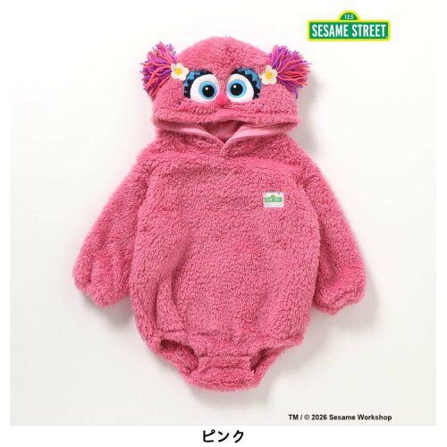 🆕【⭐訂購⭐】🇯🇵日本直送 🌀 #SesameStreet 可愛連帽造型 蓬鬆毛絨針織 連身衣 ［3款選］🌀[ELJA-0194][261121]