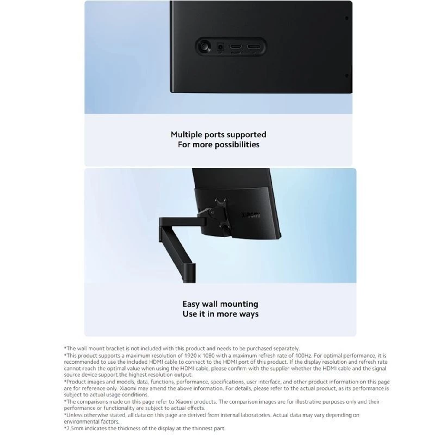 Xiaomi 24" A24i FHD IPS Monitor 100Hz (ELA5446UK)