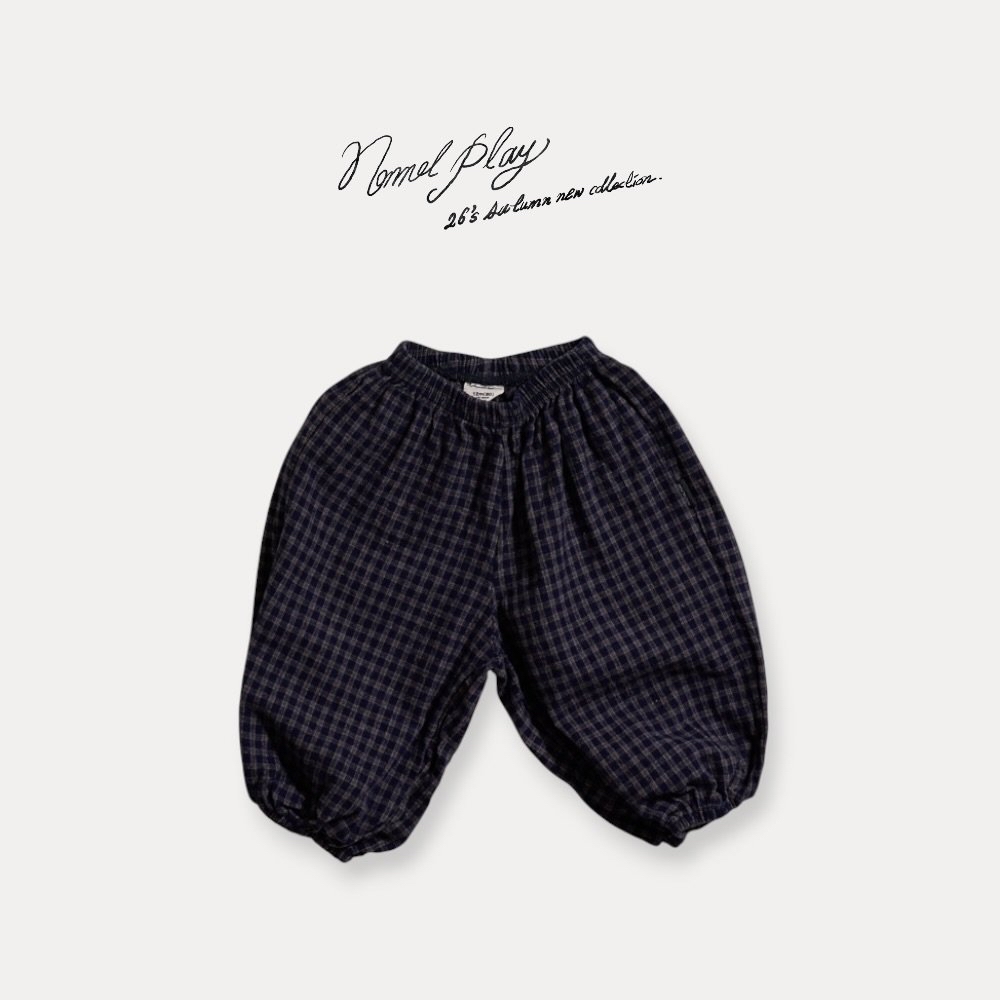 Normalplay | check jogger pants