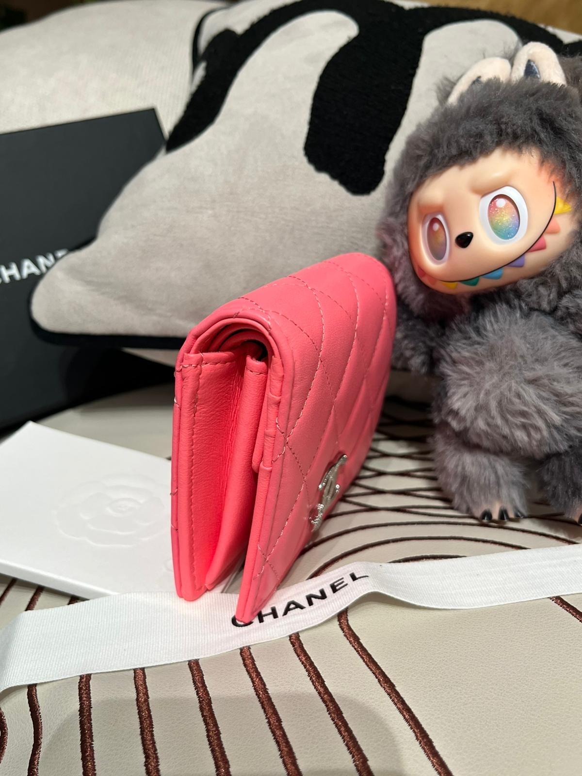 未使用品 Chanel Matlasse Small Wallet Bi Fold Wallet Leather AP3726 Star Wallet 100%Authentic,Unused 未使用品 ✅專門店收據✅晶片貼✅塵袋✅盒