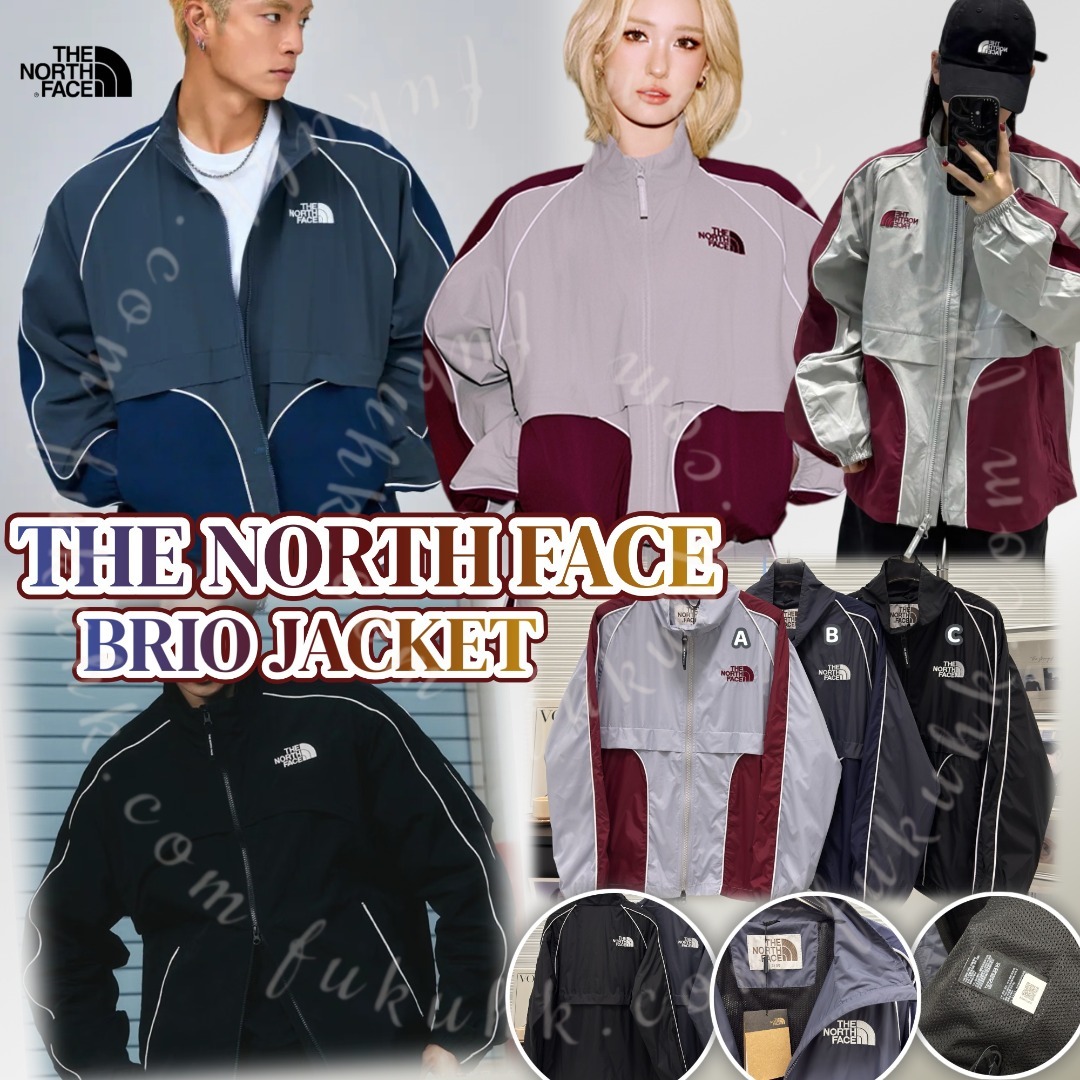 THE NORTH FACE BRIO JACKET 機能拼接風衣拉鍊外套