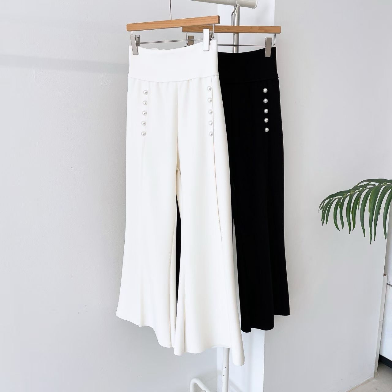 免燙彈性珍珠褲