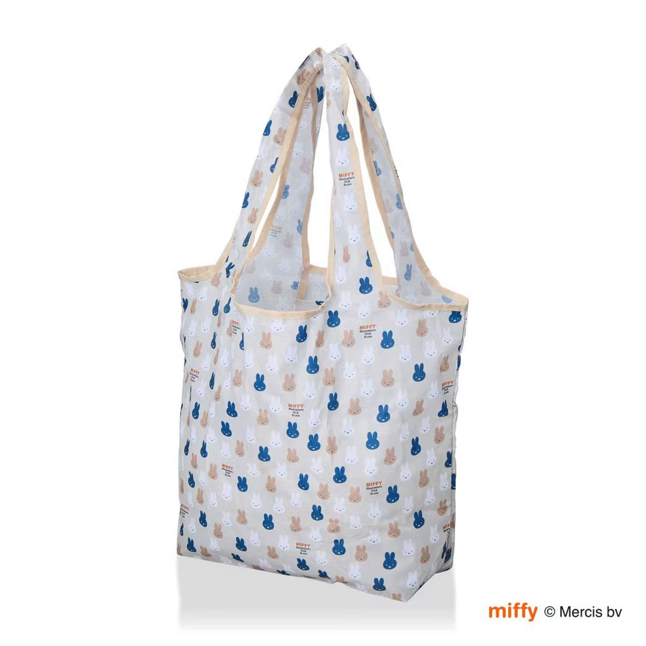 【日本直送】MIFFY 超便攜摺疊環保袋 (中號 - 20L) |  買餸出街一袋搞掂！