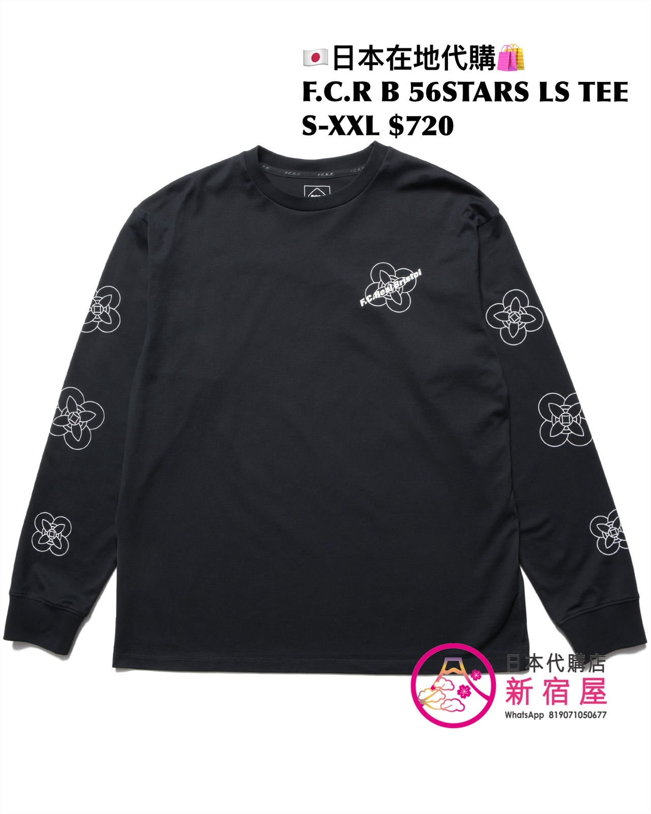 F.C.REAL BRISTOL SPIRIT LS TEE/ SHADOW EMBLEM LS TEE/ 56STARS LS TEE/ ORIGIN POCKET LS TEE