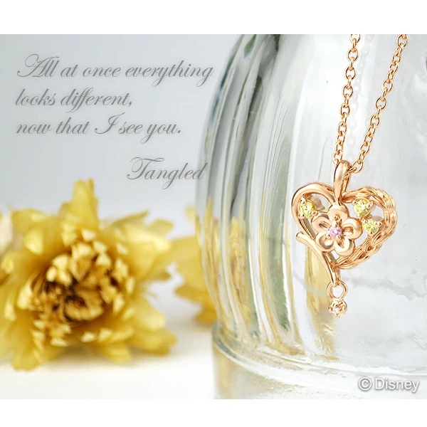 📦訂購 日本限定 Disney 迪士尼 Rapunzel 長髮公主 925銀製頸鏈