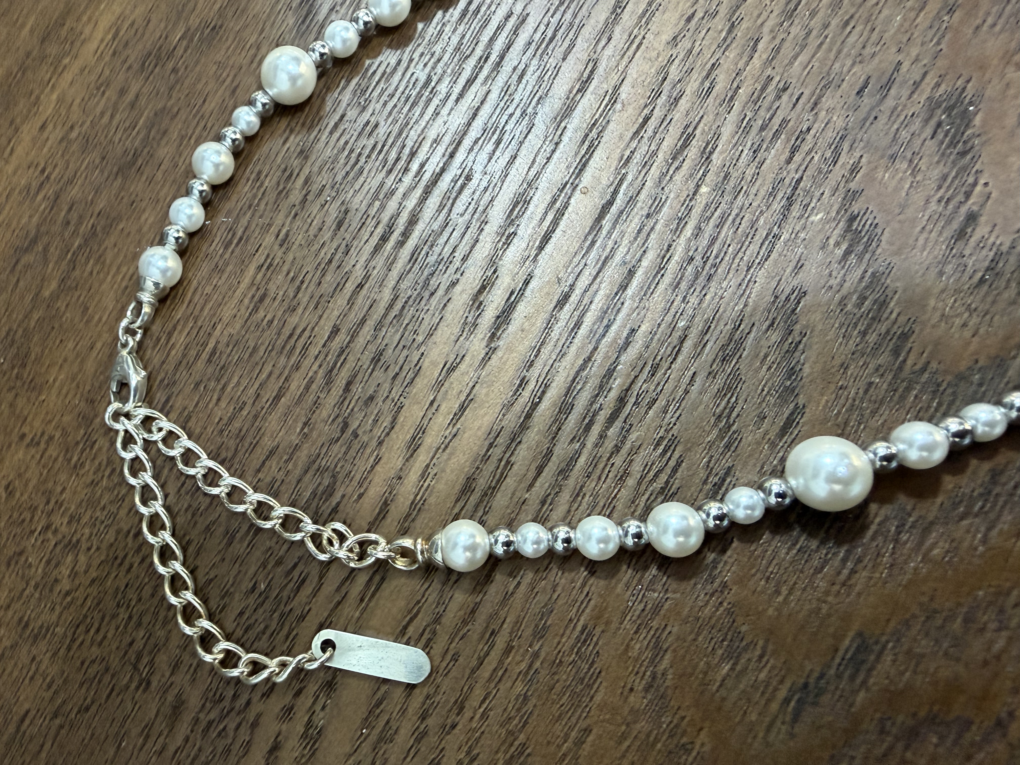 🇰🇷Designer brand White Pearl Star Necklace