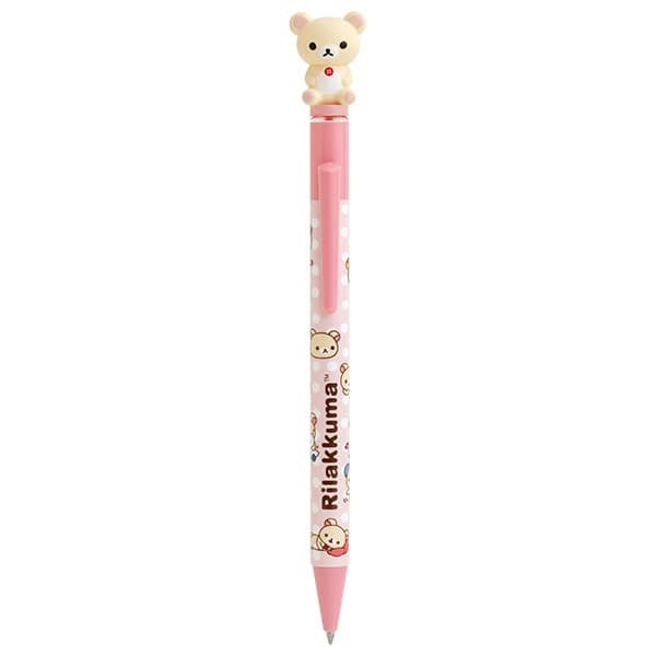 現貨｜San-X Korilakkuma 小白熊 Rilakkuma 鬆弛熊 日本製 Mascot 黑色 原子筆 (PR17106) 