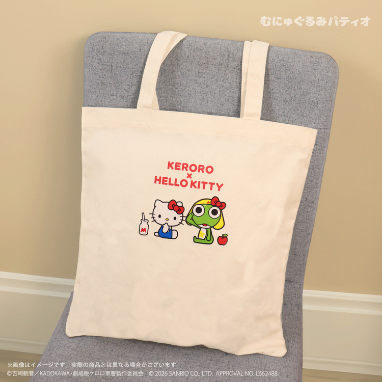 日本預訂📍日本Keroro x Kitty圖案Tote Bag