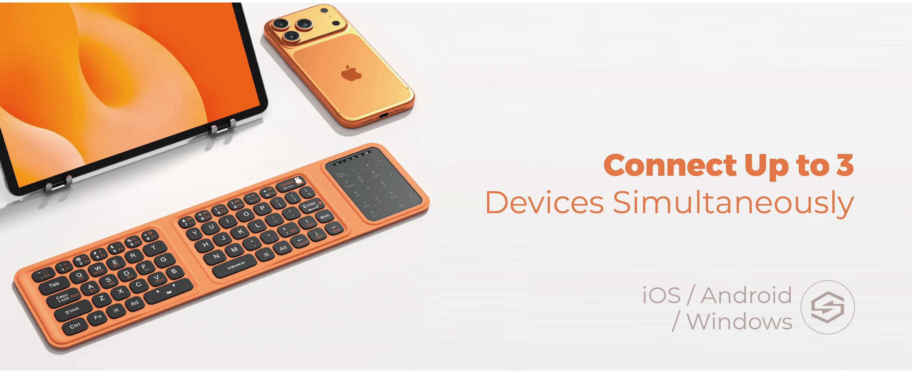 預購 miffy 三折式藍牙鍵盤 （3色選擇）