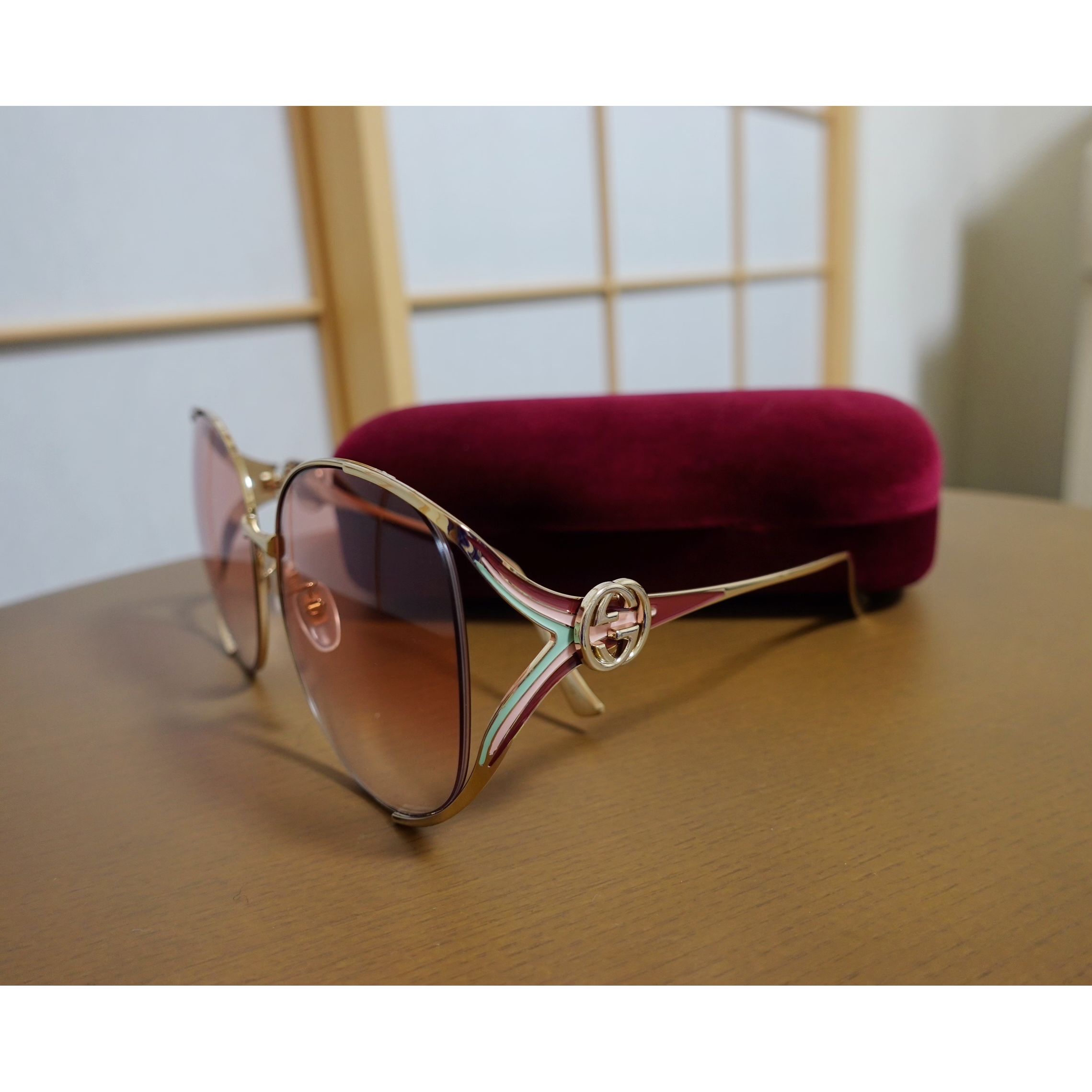 💕 Made in Italy 🇮🇹 Gucci sunglasses D (full set 有盒、Gucci 眼鏡布及眼鏡袋) 💕