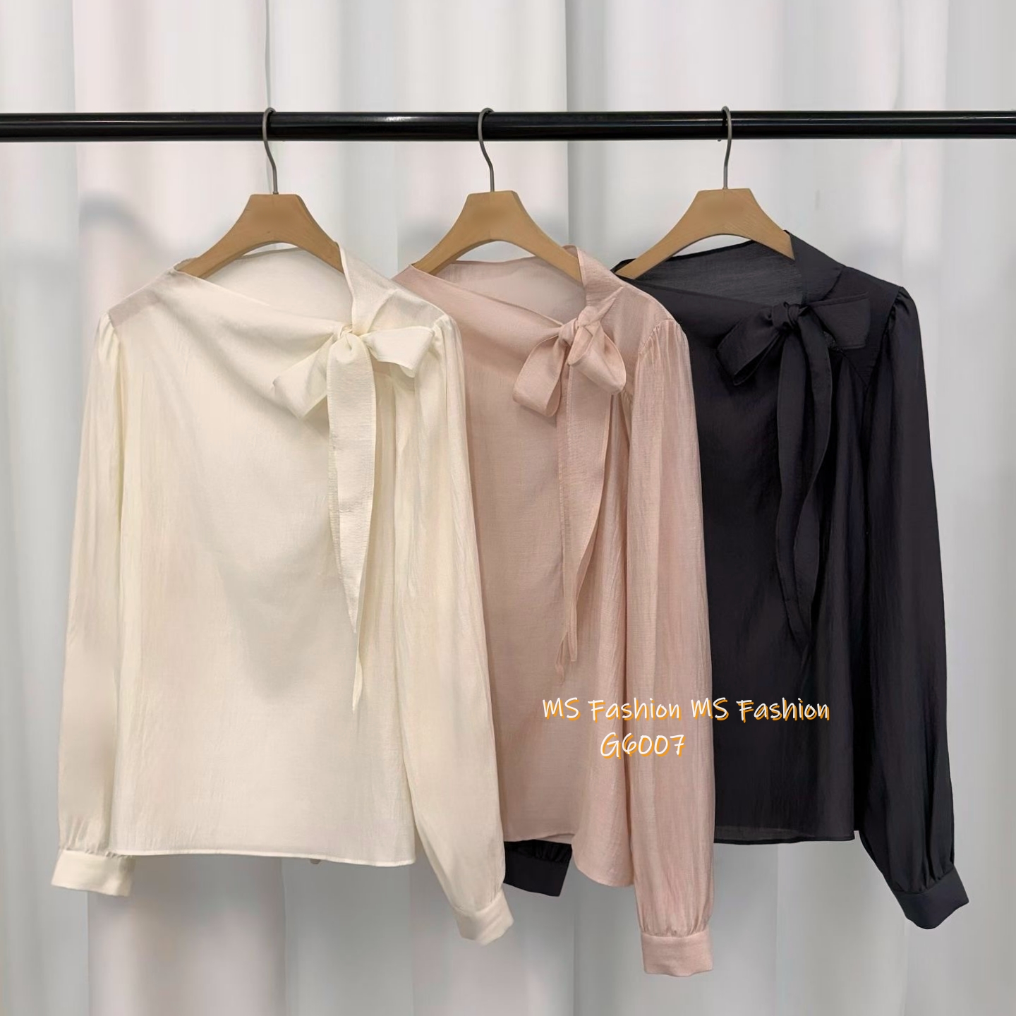 G6007 韓國🇰🇷特色肩蝴蝶top