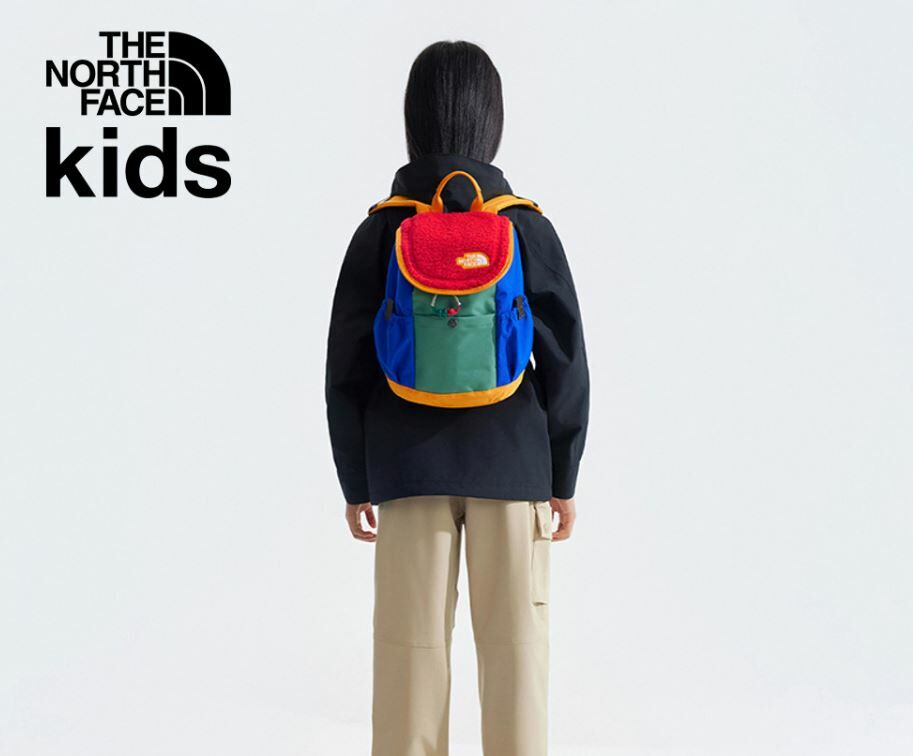 韓版 TNF 兒童迷你探險家拼色背包 - 1件 現貨