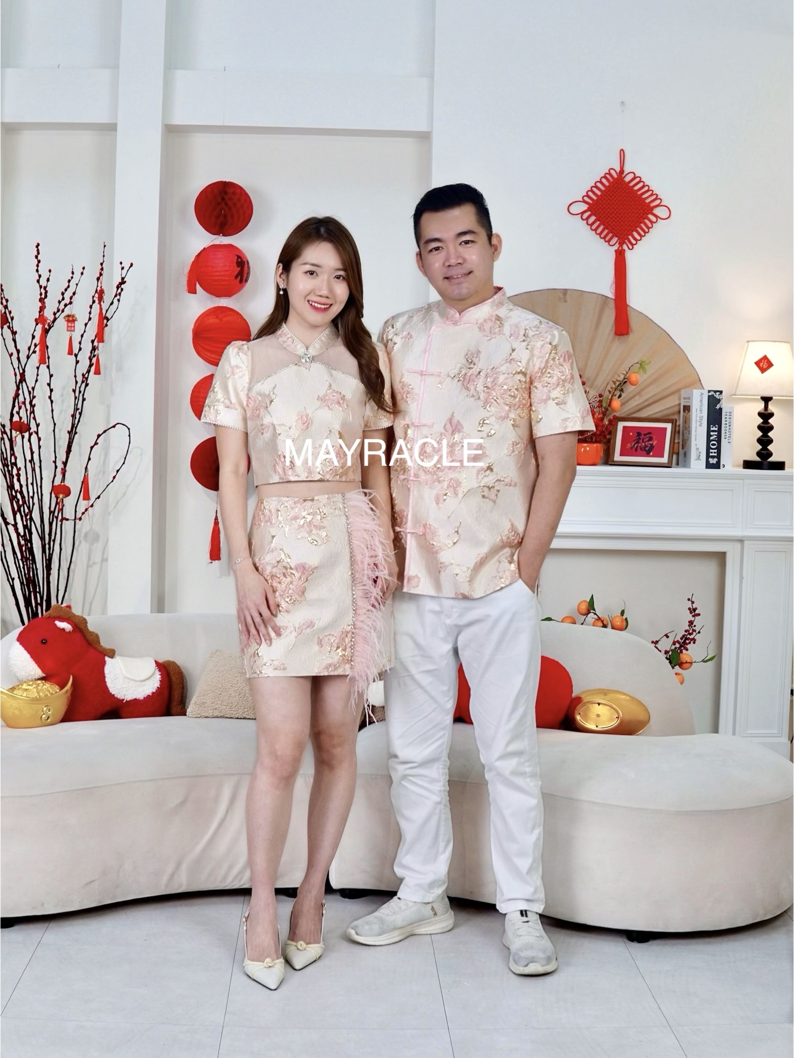 [PRE-ORDER] CNY 2027 Shun (顺) Top + Skort Set