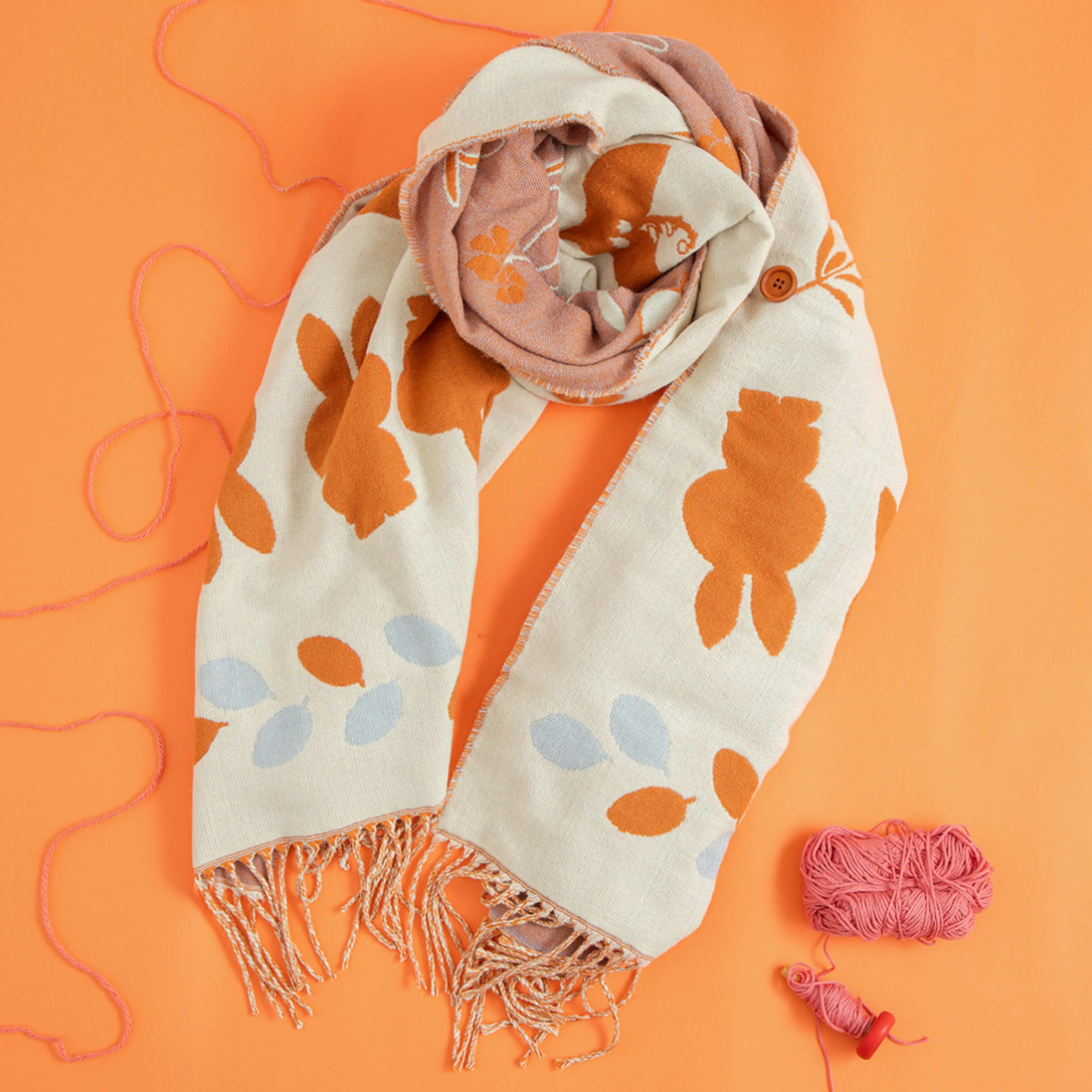 Flower Miffy 雙面披肩