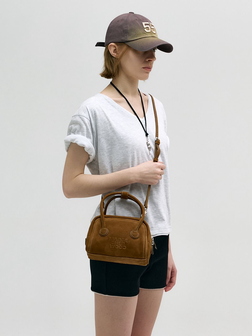 Margesherwood SOFT TOTE MINI_chestnut nubuck