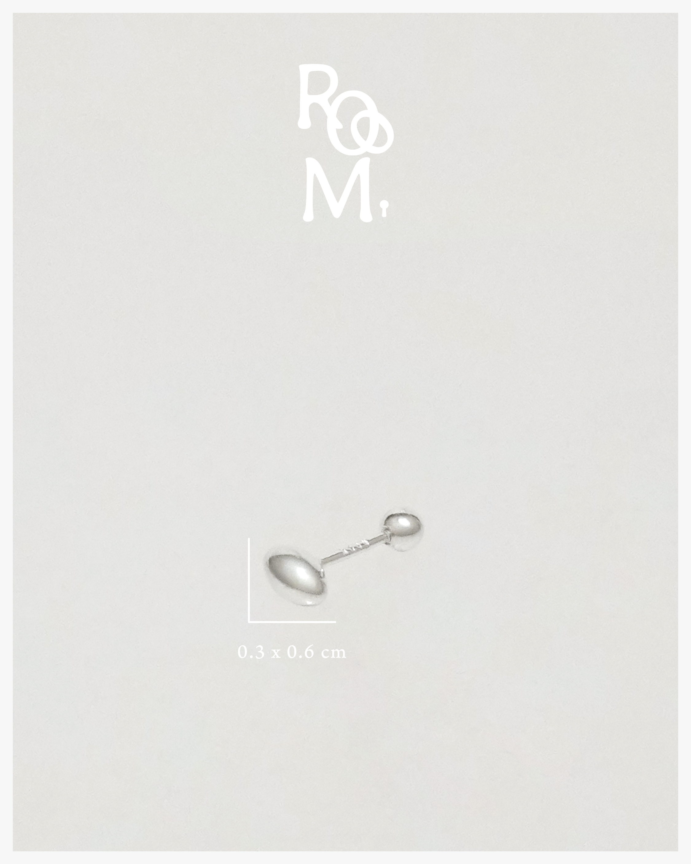 Chic Oval Stud
