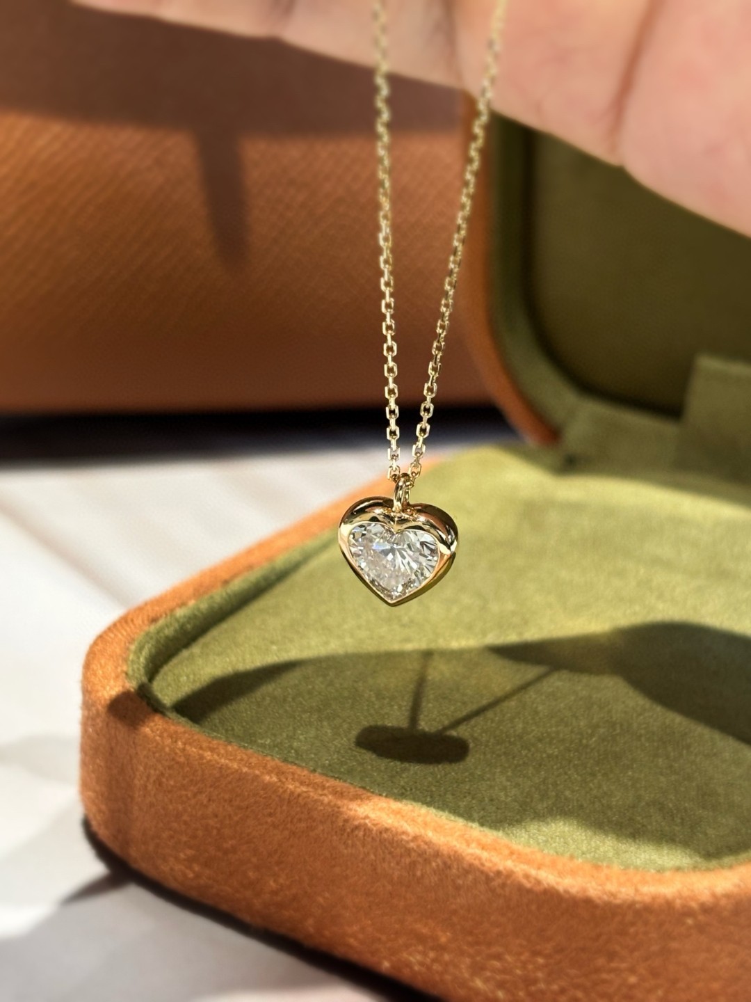 18K Lab Diamond Necklace