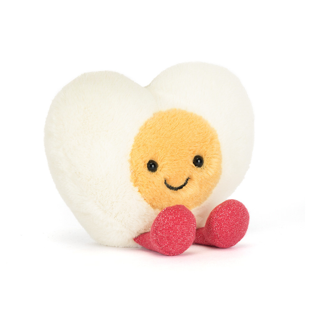 JELLYCAT Amuseables Heart Boiled Egg 趣味心形水煮蛋