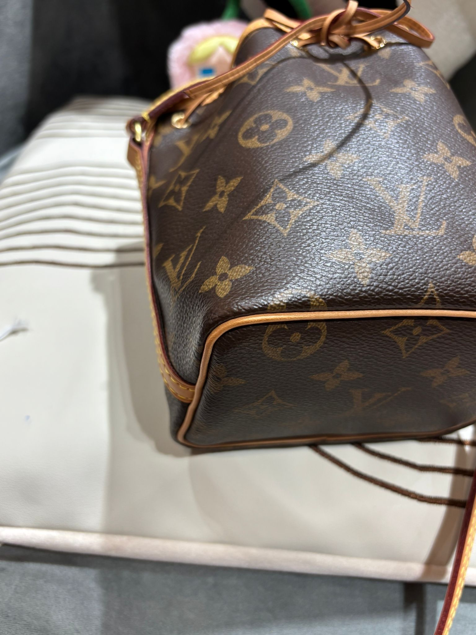Lv NANO NOE monogram bucket Shoulder Bag M41346 100%Authentic ,98%new ✅dust bag 