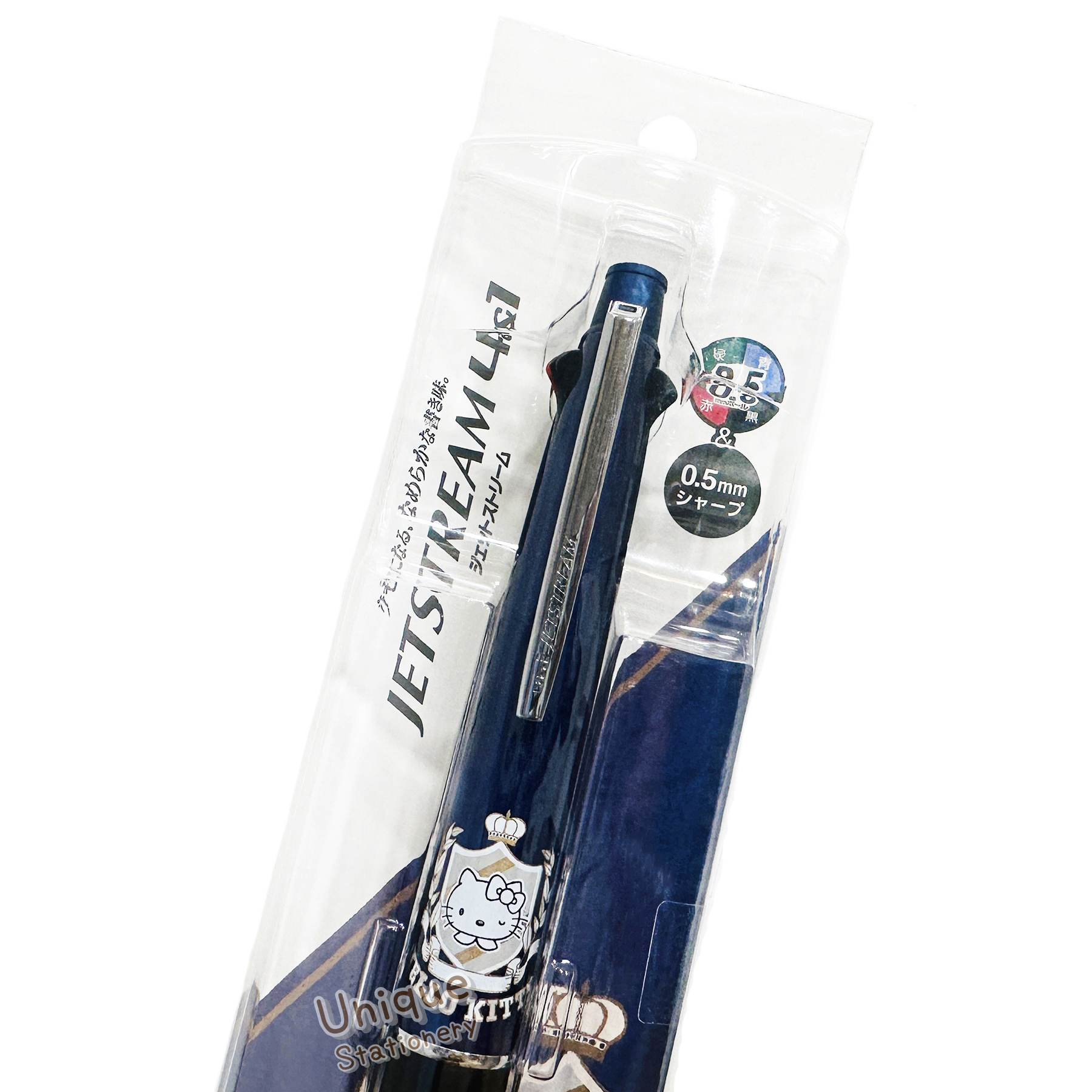 現貨｜Sanrio Hello Kitty 日本製 uni Jetstream 4&1 多功能 5用筆 0.5mm 4色原子筆 + 0.5mm 鉛芯筆 (306971)