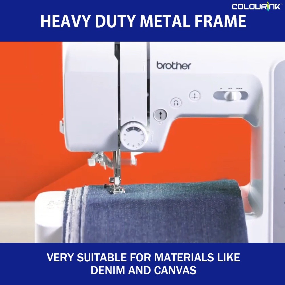 Brother FS60X Tough Computerised Sewing Machine 60 Built-in Stitches LCD Display Durable Metal Stitch