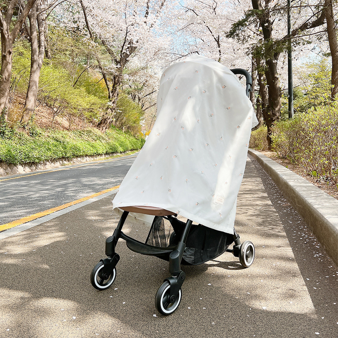 DOTTODOT 刺繡嬰兒車遮陽防風罩（Stroller Cover）