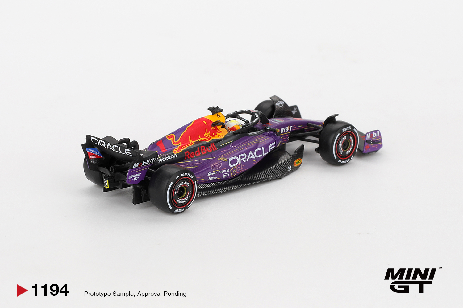 【現貨】MINI GT 1194 Oracle Red Bull Racing RB19 #1 2023 F1 Winner 紅牛車隊拉斯維加斯大獎賽冠軍 Max Verstappen MINIGT