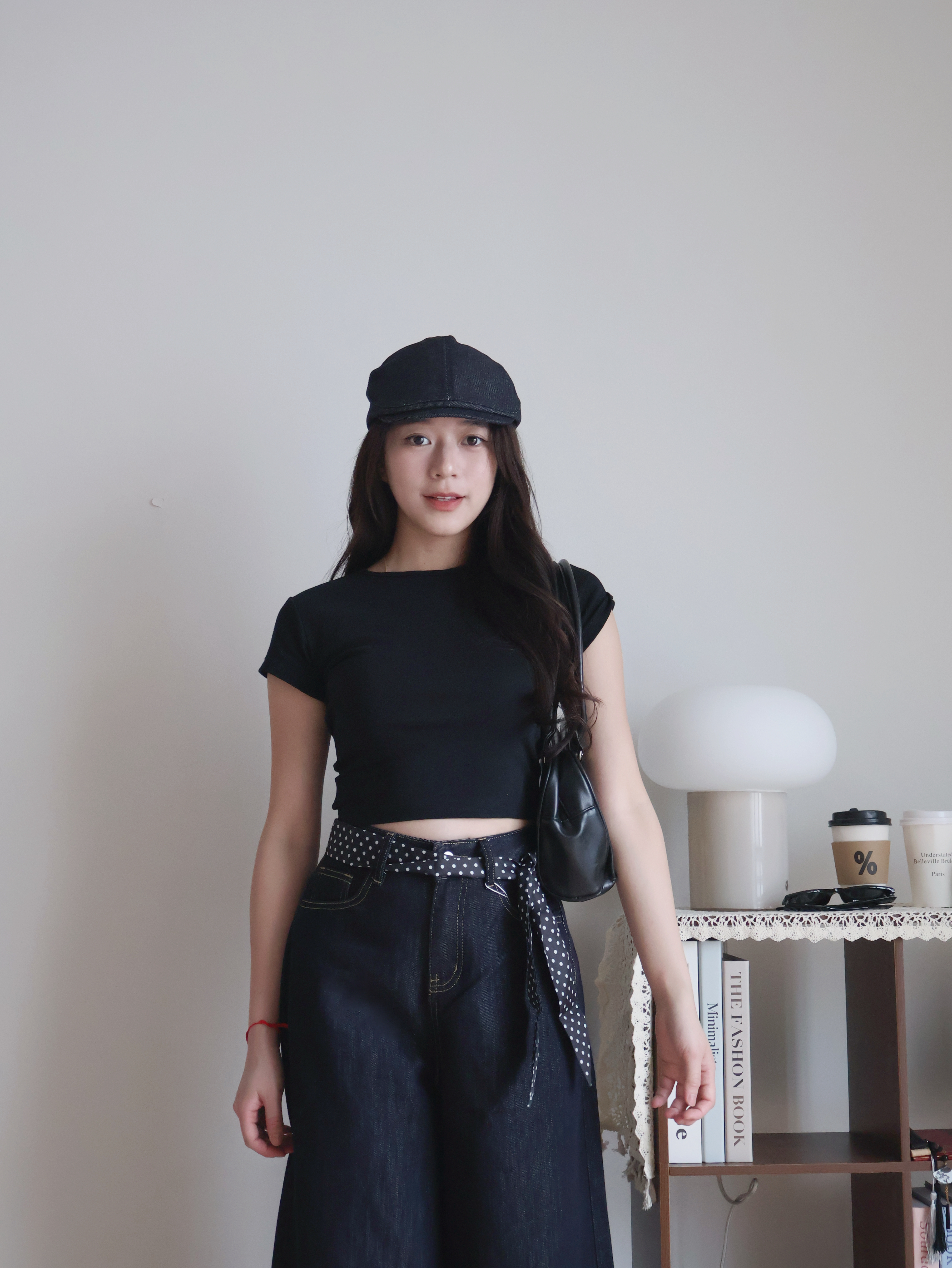 Kyle Cropped Top | Black