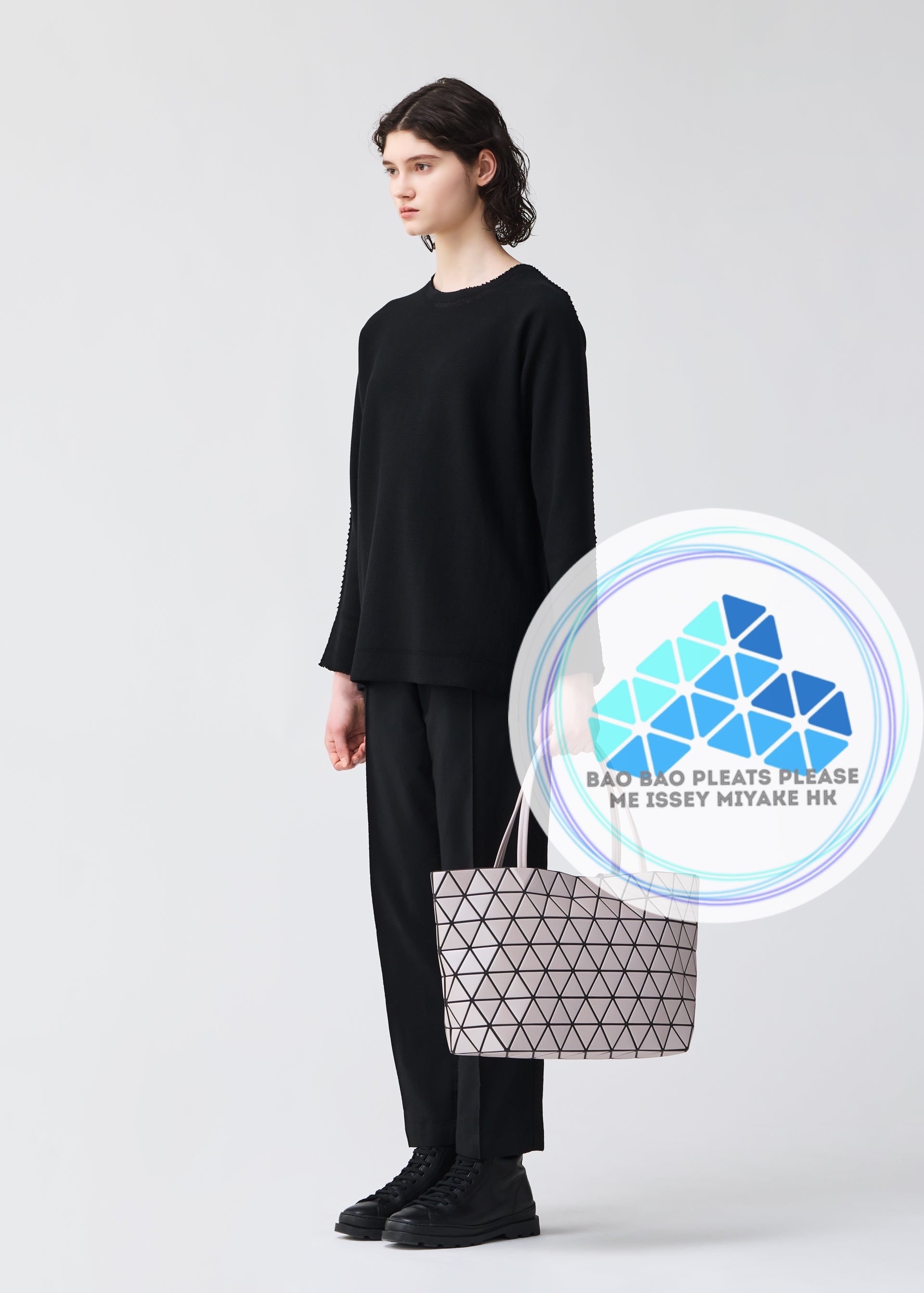 BAO BAO 立體啞皮top handles shoulder bag Bateau Matte