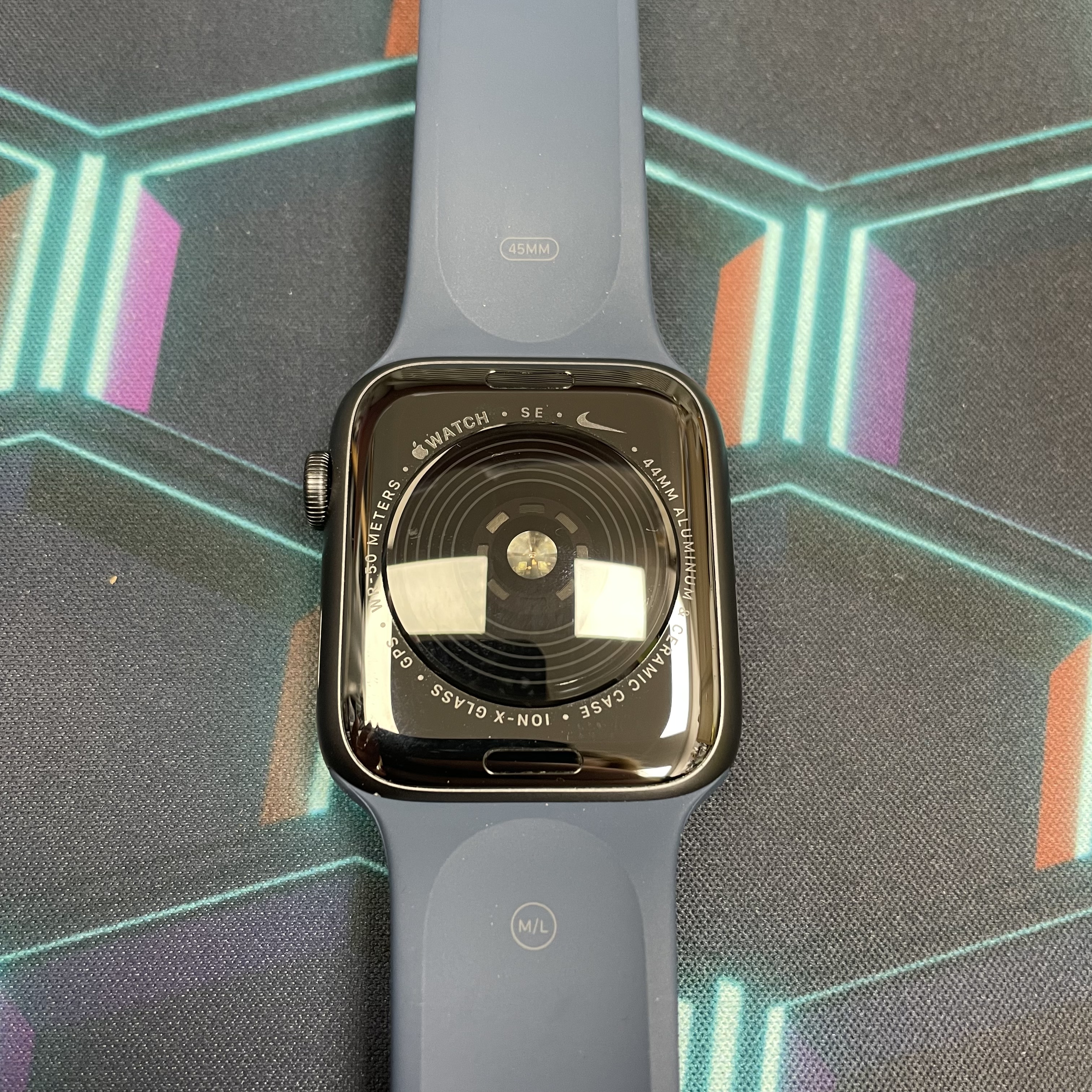 *5882 Apple Watch SE 1代 44mm 黑色 black