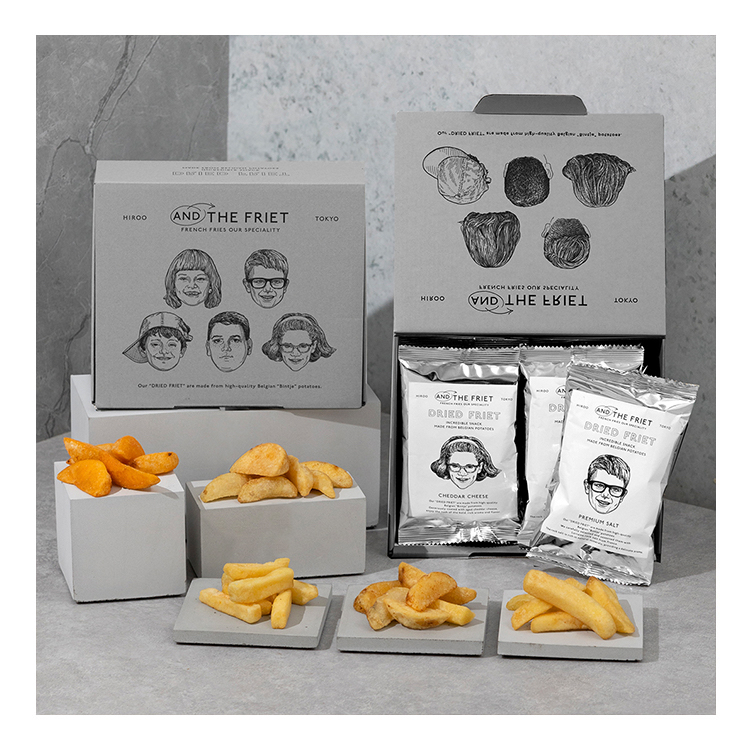 四月連線貨品 - 日本AND THE FRIET  雜錦薯條 Gift Box 5袋入 25g x各1